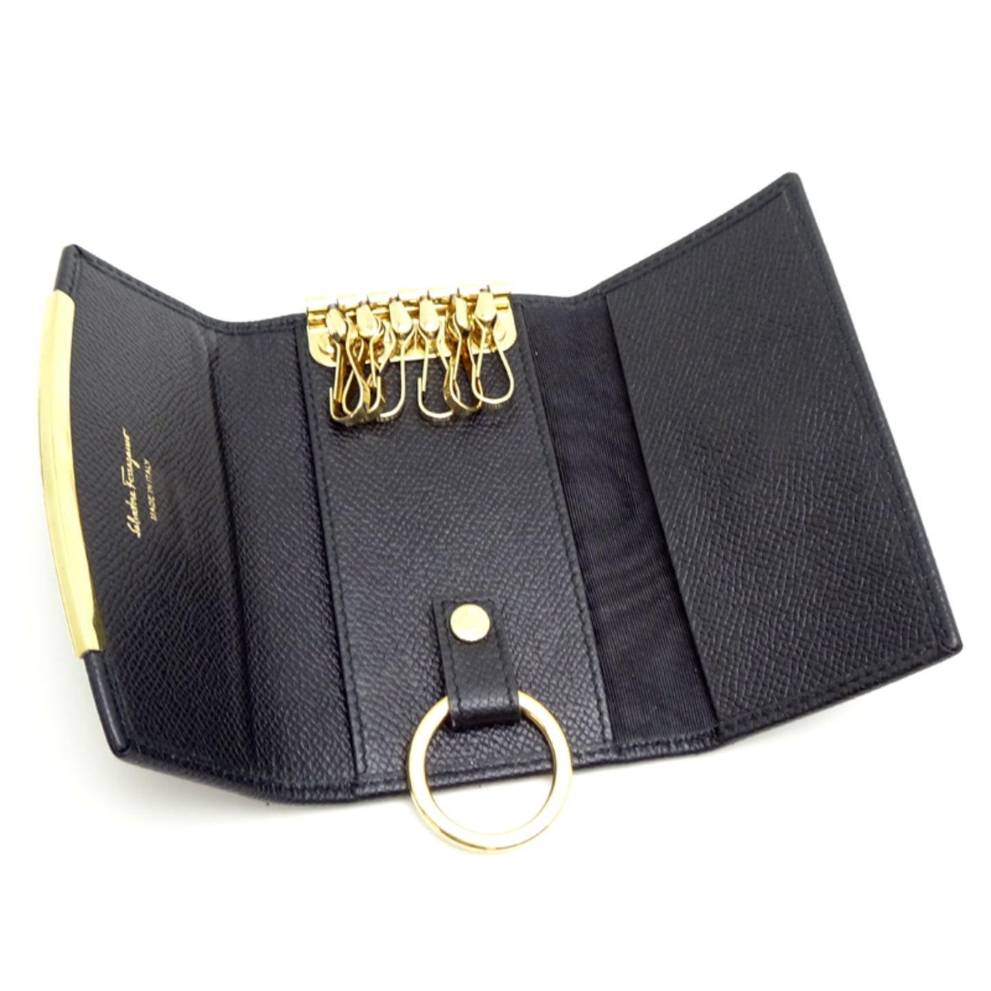 Leather Salvatore Ferragamo Keycase