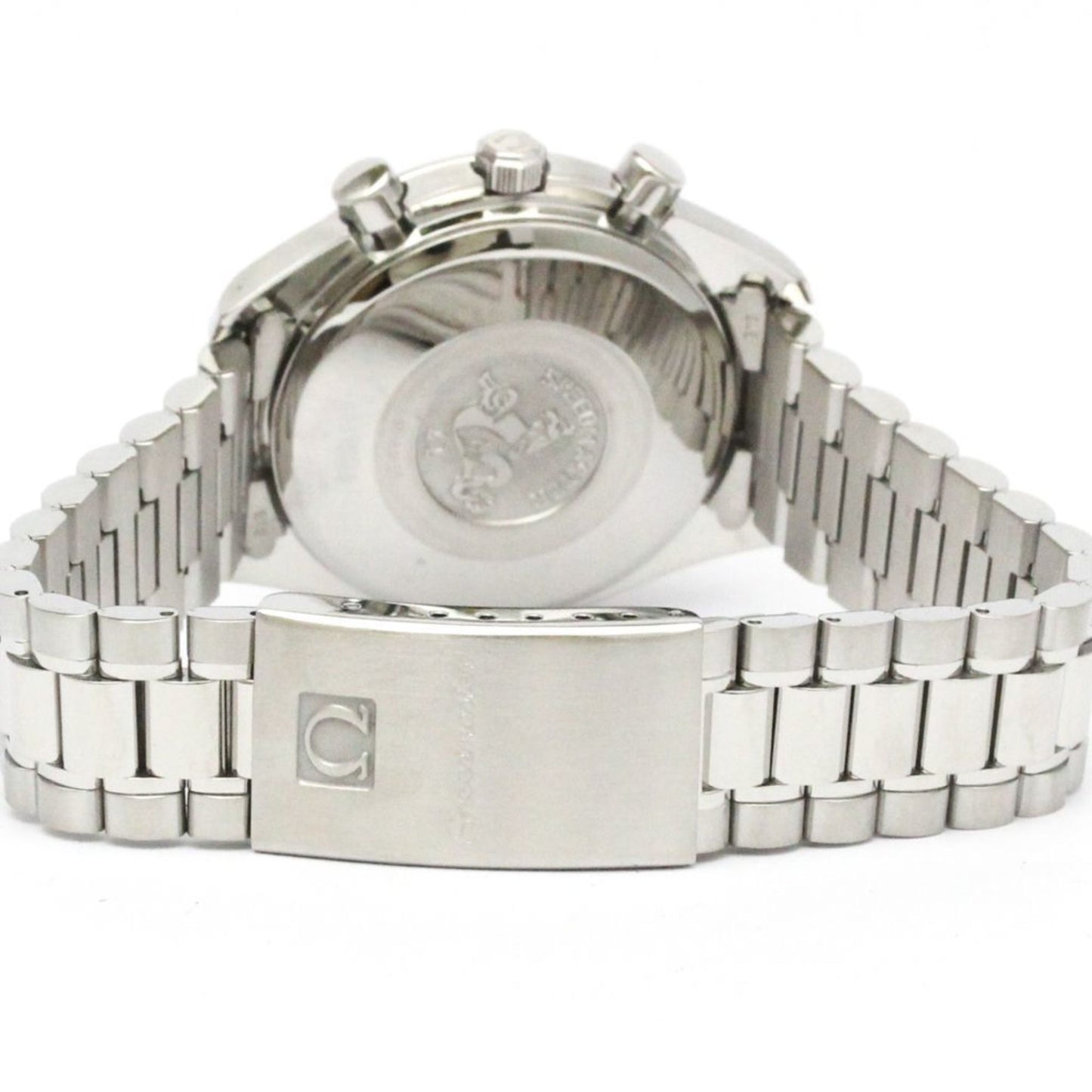 Omega Speedmaster Triple Date Steel Automatic Watch 3521.30 Polished