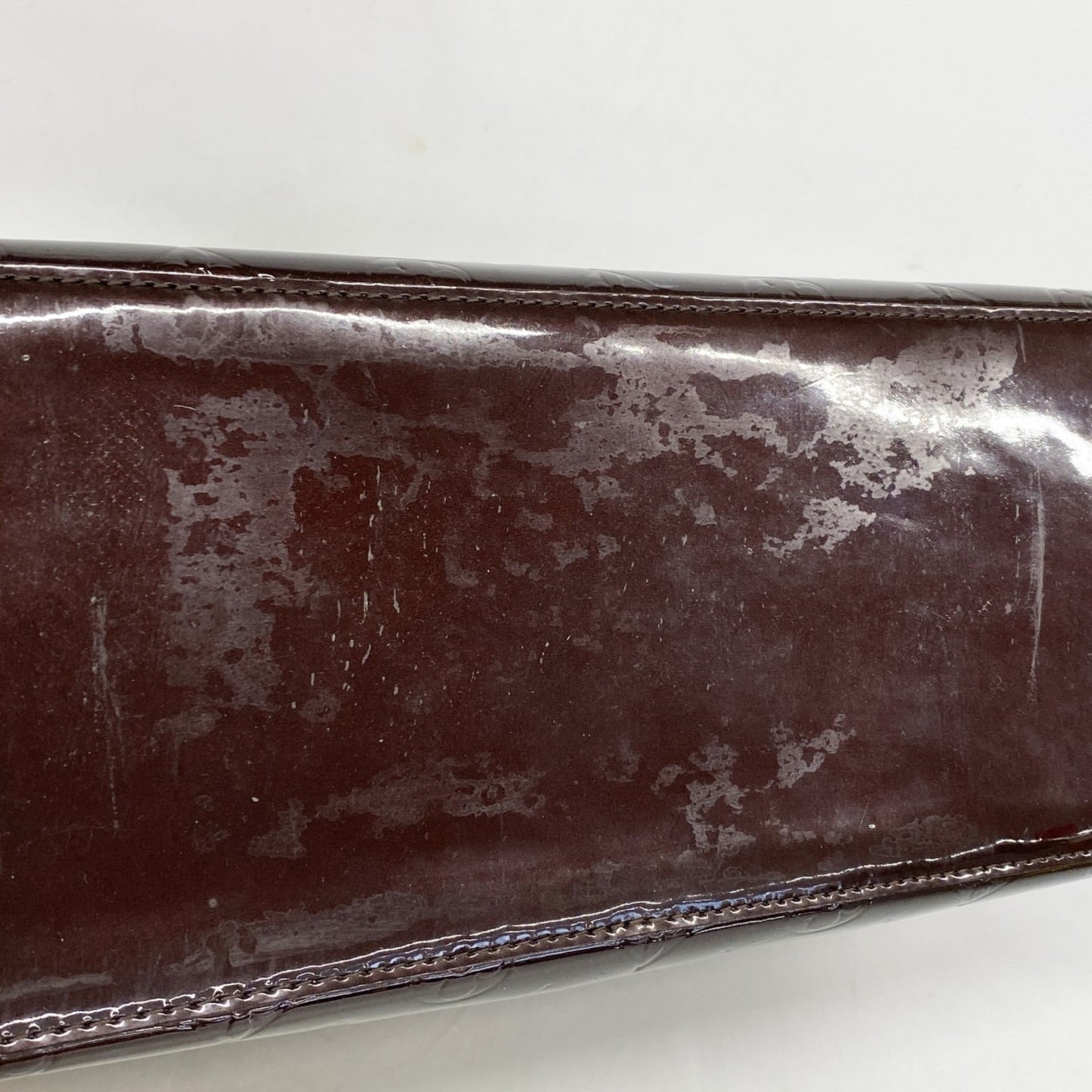 Louis Vuitton Vernis Wilshire Mm Tote Bag M91645 Amaranth