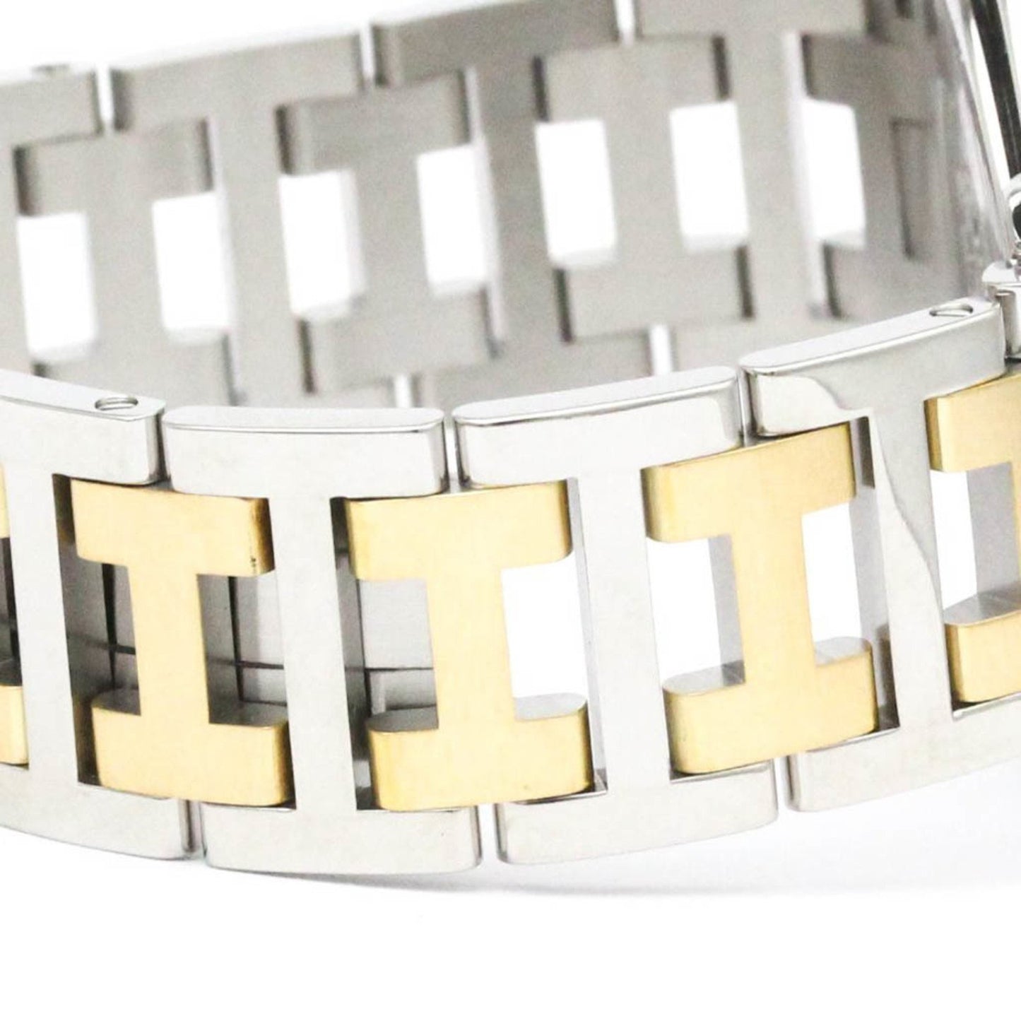 Hermes Clipper Gold Plated Steel Quartz