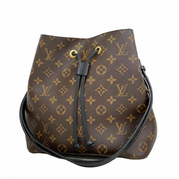 Louis Vuitton Monogram Neonoe Shoulder Bag M44020 Brown Noir