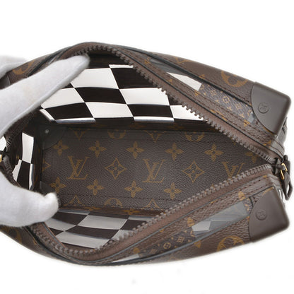Louis Vuitton Monogram Chess Slim Soft Trunk Shoulder Bag M20871