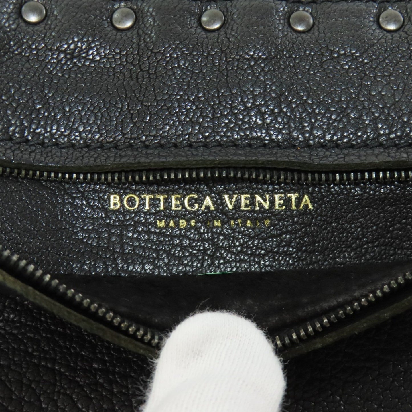Bottega Veneta Studded Leather Shoulder Bag