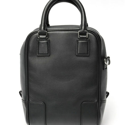 Loewe Amazona 15 Shoulder Bag B039L51X06 Calf Leather Black K-158810