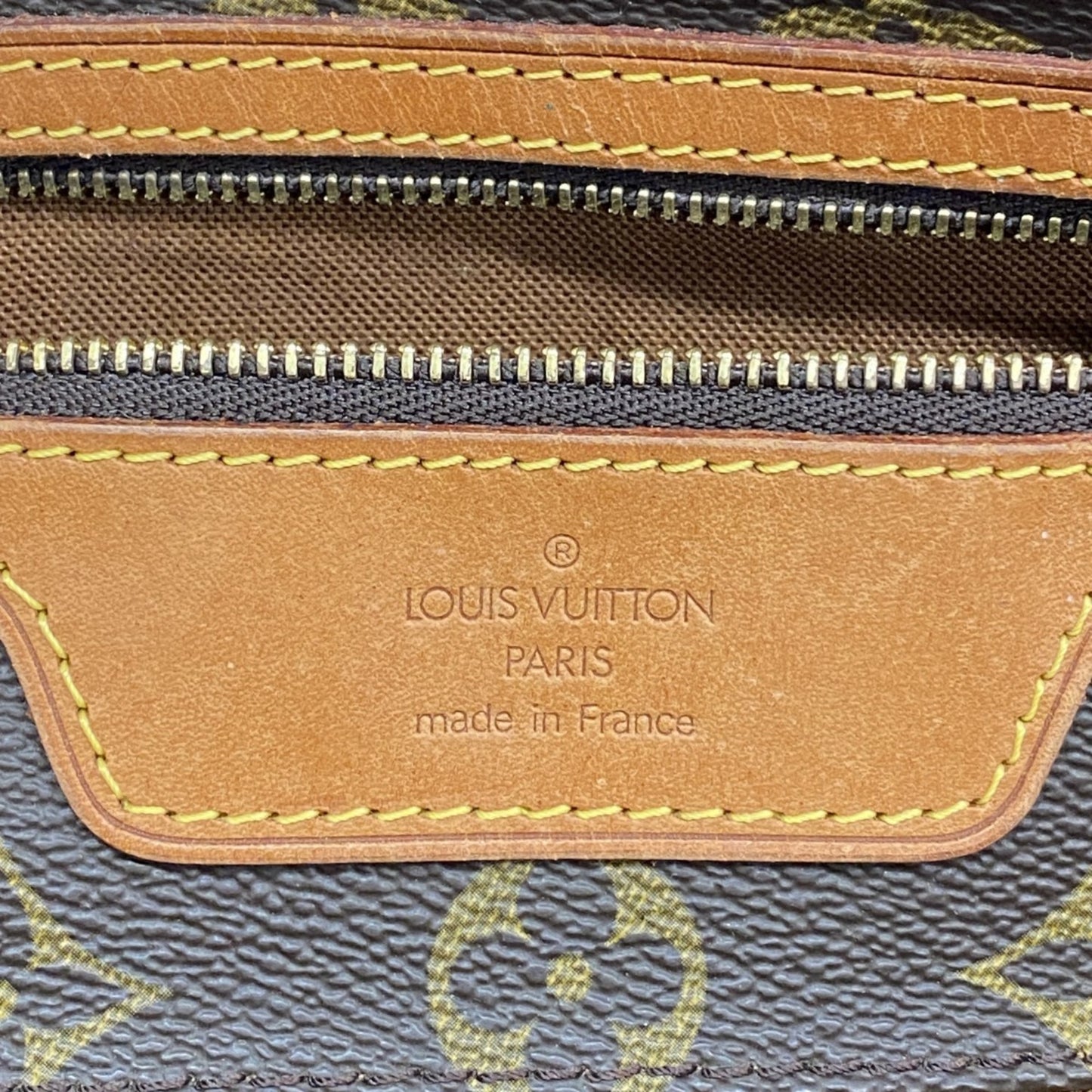 Louis Vuitton Monogram Sac Tote Bag M51109 Brown