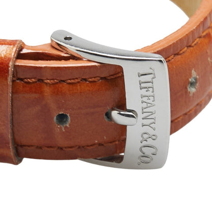 Tiffany Classic Strap (Non-Original) Quartz Watch With White Dial