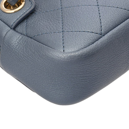 Chanel Affinity Metallic Blue Women'S Calfskin Waist Bag