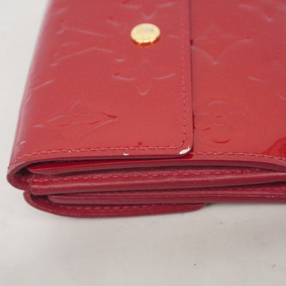 Louis Vuitton Vernis Portefeuille Elise Tri-Fold Wallet M93529 Pomme D'Amour