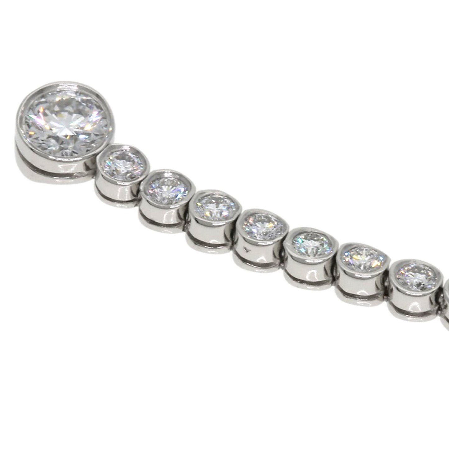 Tiffany & Co. Jazz Drop Diamond Necklace In Platinum Pt950