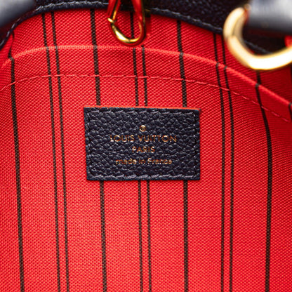 Louis Vuitton Monogram Empreinte Montaigne Bb Shoulder Bag/Handbag 2-Way M42747 Marine Rouge Navy