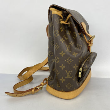Louis Vuitton Monogram Montsouris Mm Backpack M51136 Brown