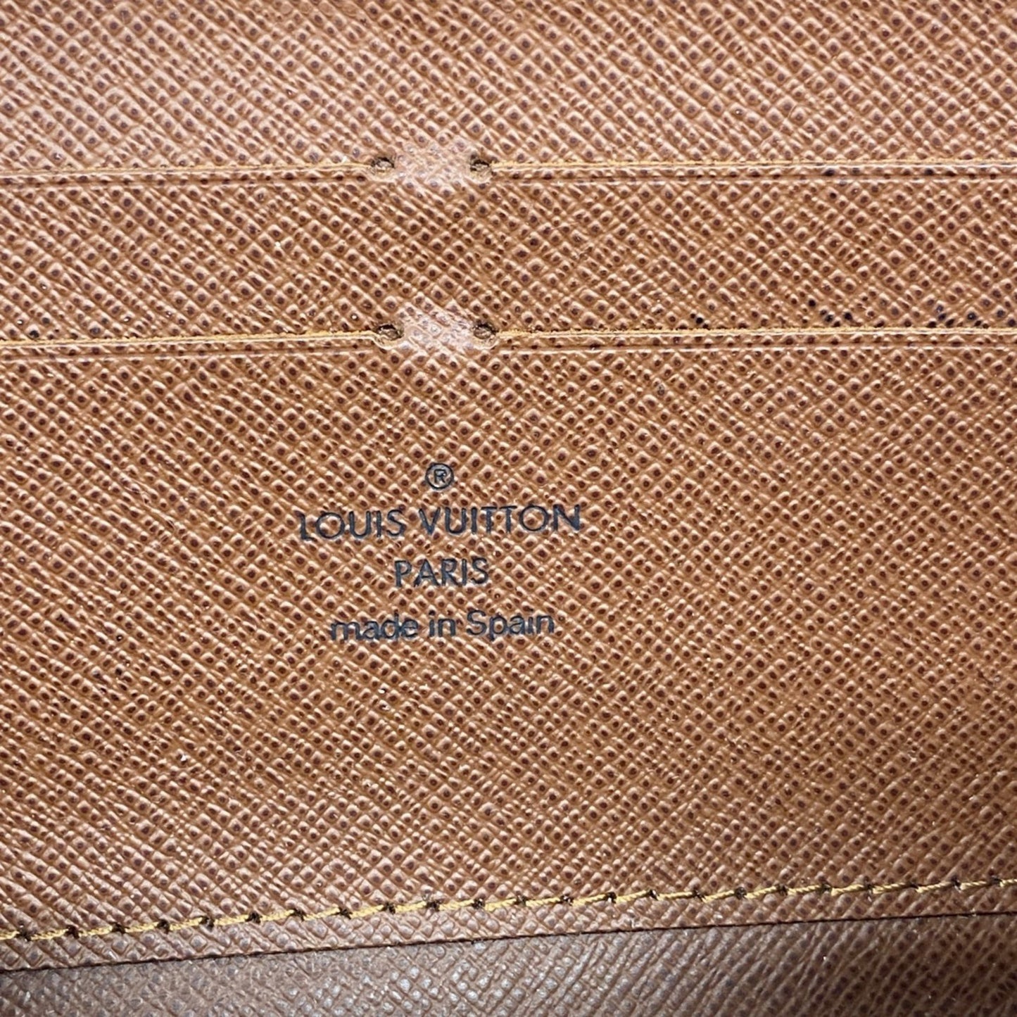 Louis Vuitton Monogram Zippy Wallet M60017 Brown