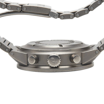 Iwc Schaffhausen Gst Chronograph Watch Iw370703 Automatic Black Dial Titanium