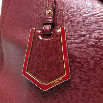 Fendi 8Bh250 Bag Hand Bag Shoulder Bag Hand Bag Dark Red