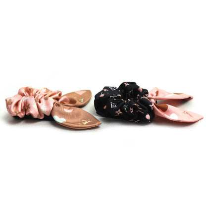 Louis Vuitton Louis Vuitton 2-Piece Set Scrunchie Pink M78431
