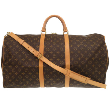 Louis Vuitton Keepall Bandouliere 60 Monogram M41412 Canvas Brown Boston Bag 0742 Louis Vuitton