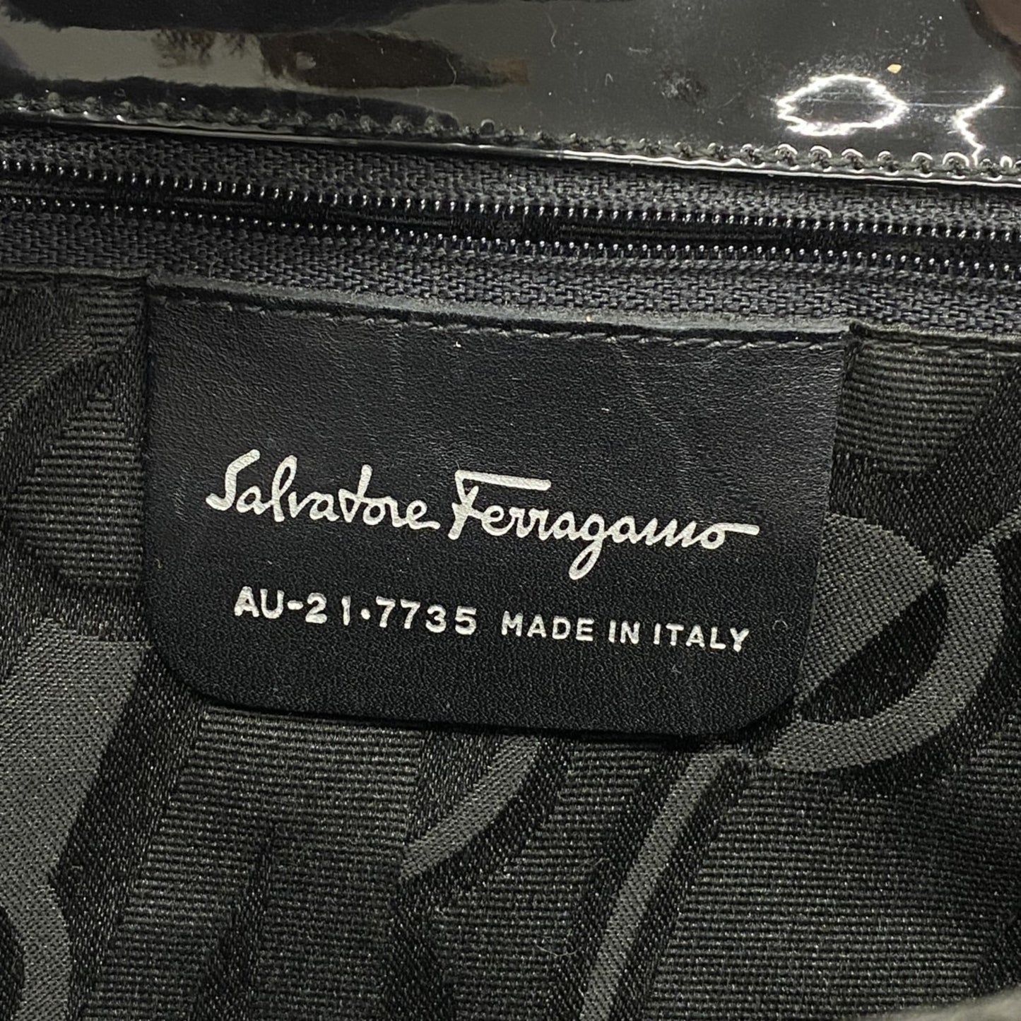Salvatore Ferragamo Gancini Enamel Tote Bag