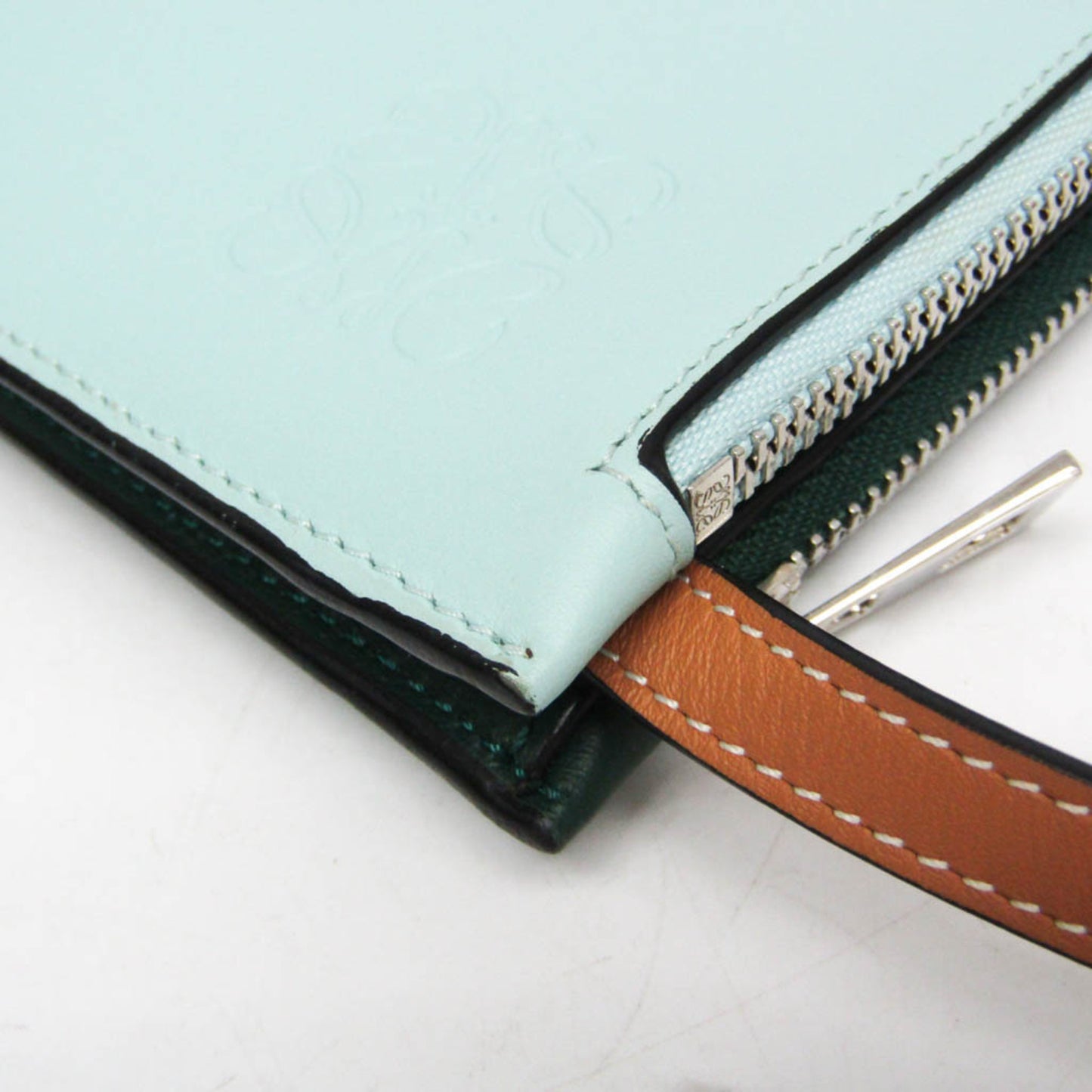 Loewe Gate Double Zip Pouch Women'S Leather Pouch