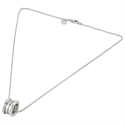 Bvlgari B.Zero1 Pendant Necklace In 18K White Gold (11.9G)