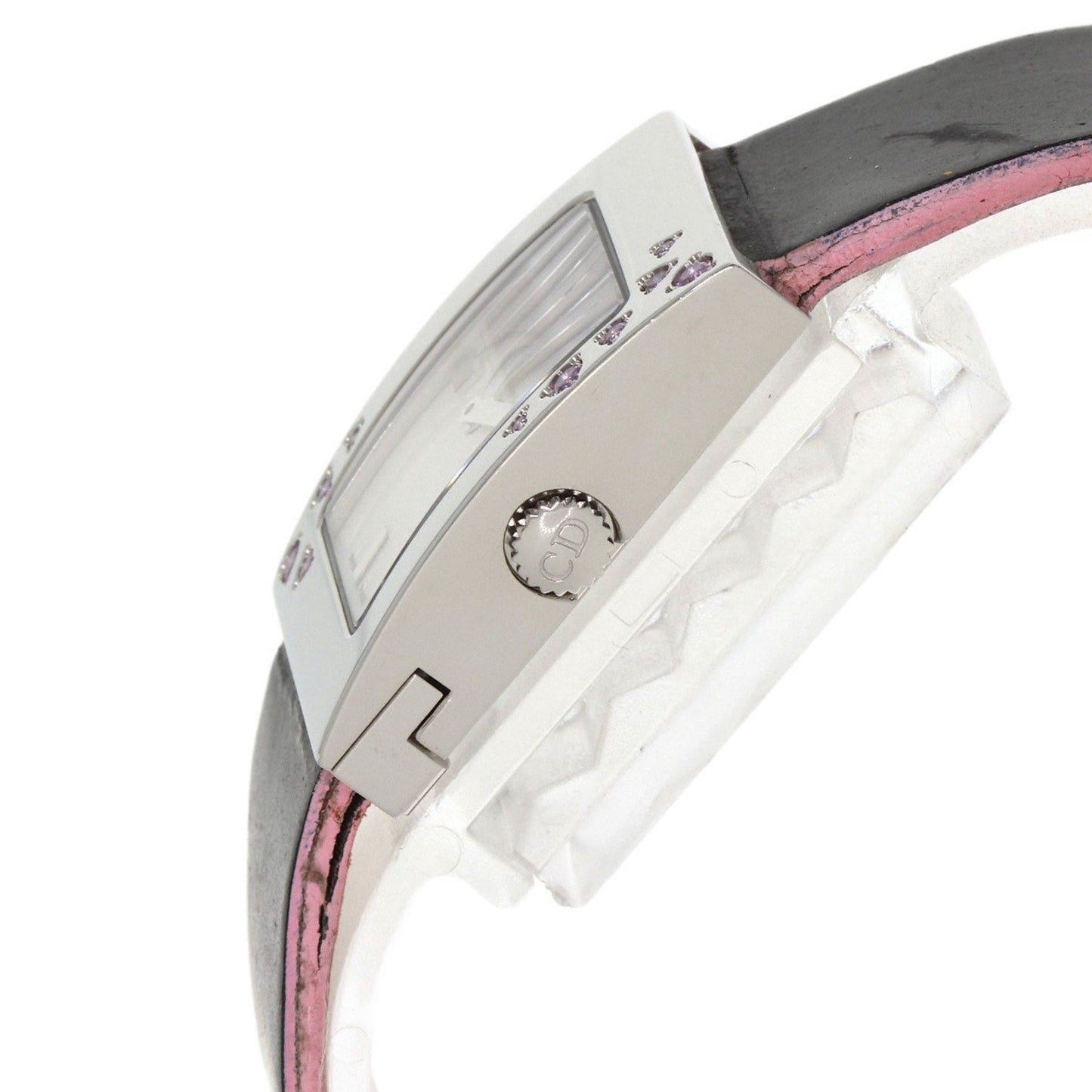 Christian Dior D78-1093 Malice Pink Sapphire Watch In Stainless Steel