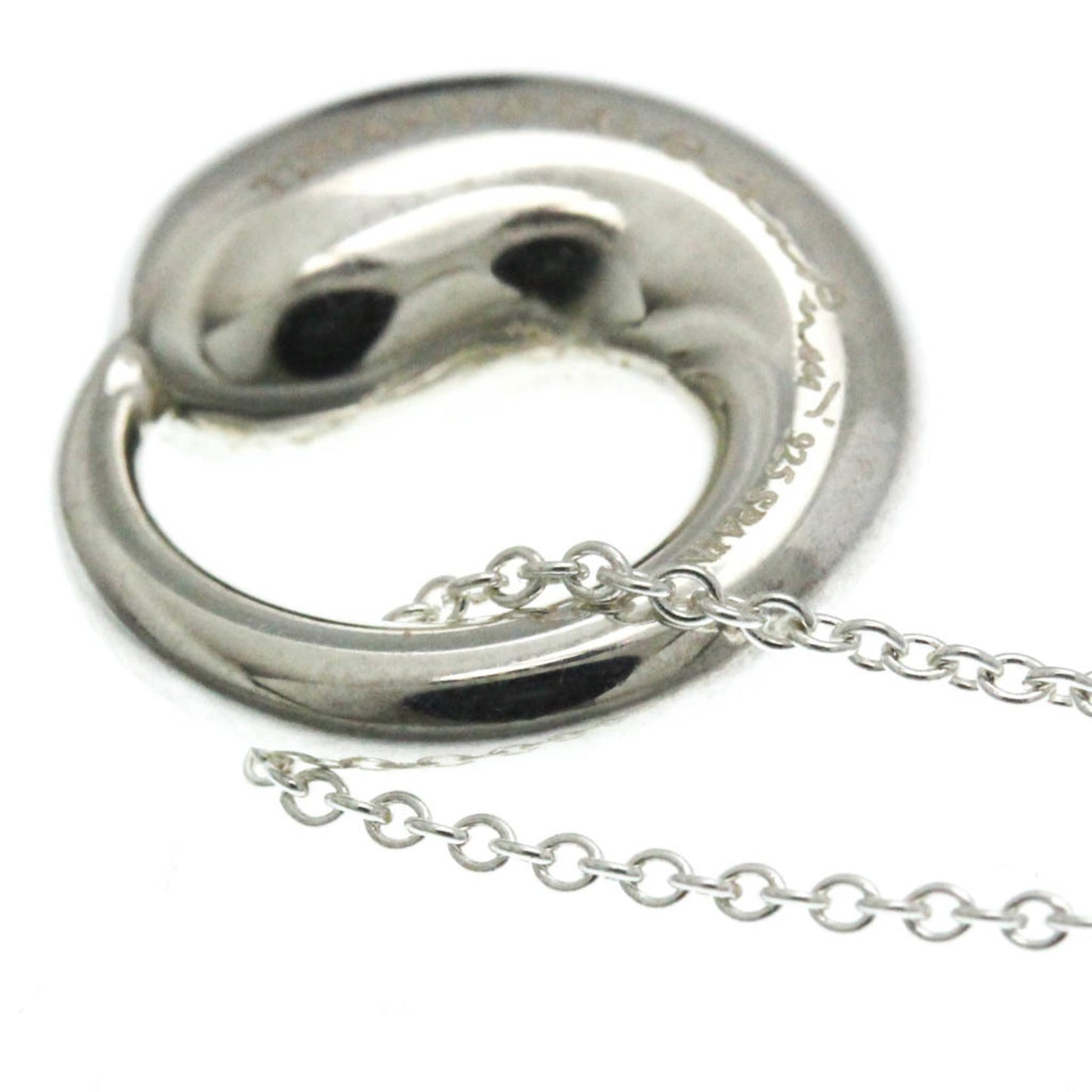 Tiffany Eternal Circle Necklace Silver 925 No Stone Men