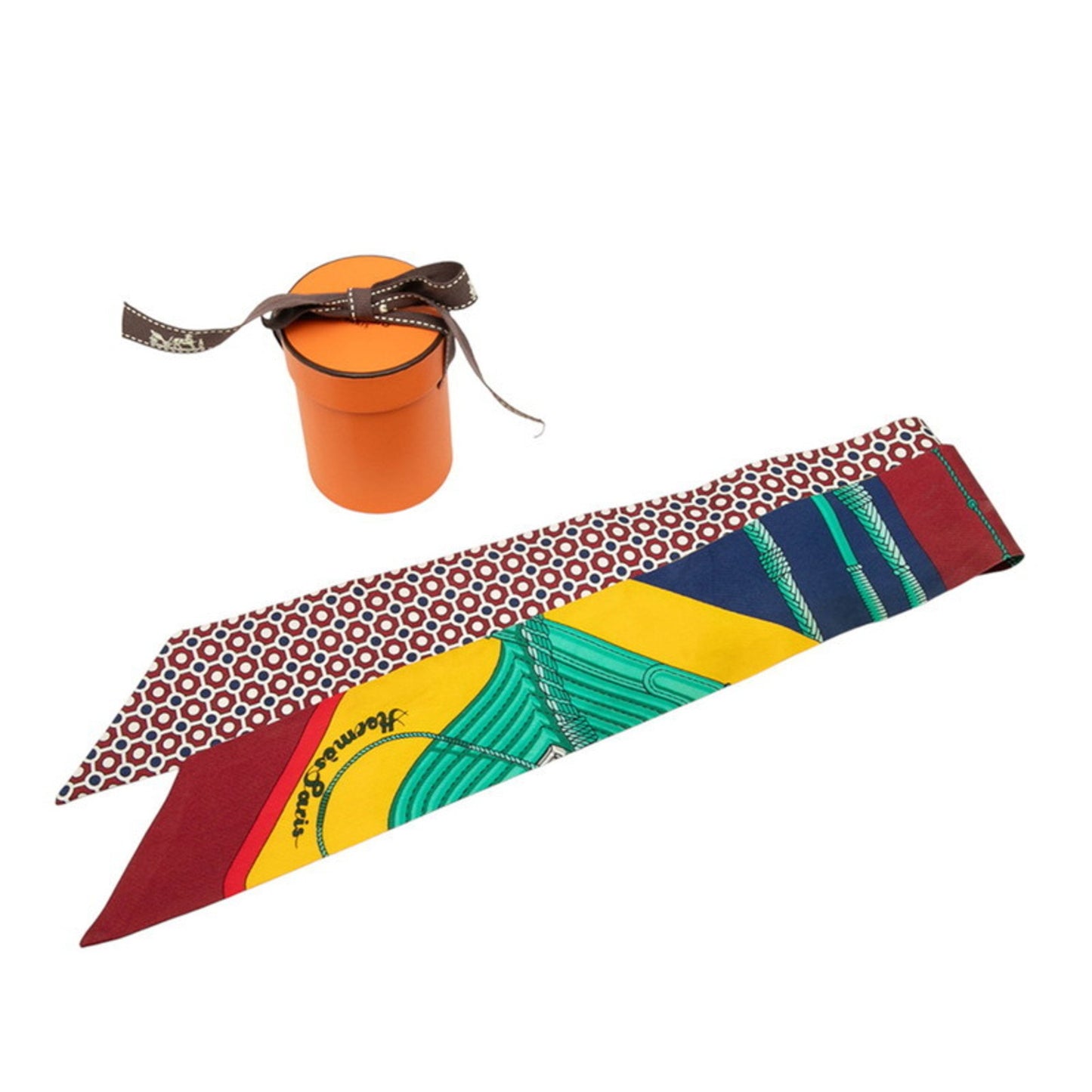 Hermes Herms Twilly Clic Clac Modern Cannage Scarf