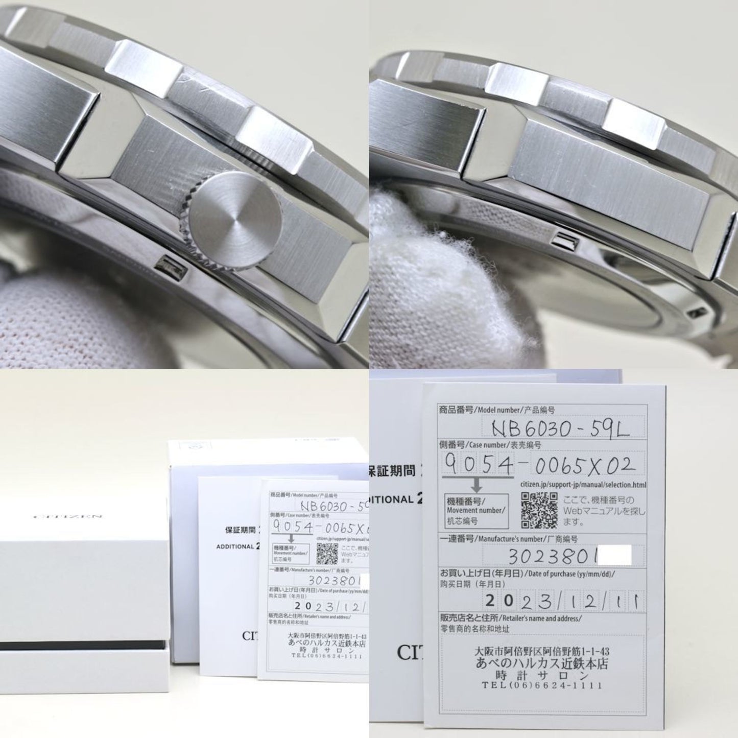 Citizen Series 8 880 Mechanical Gmt Nb6030-59L Stainless Steel