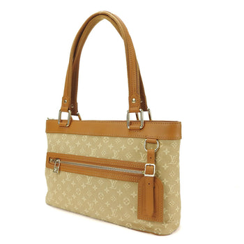 Louis Vuitton Tote Bag Lucille Pm M92684 Monogram Beige Canvas Leather