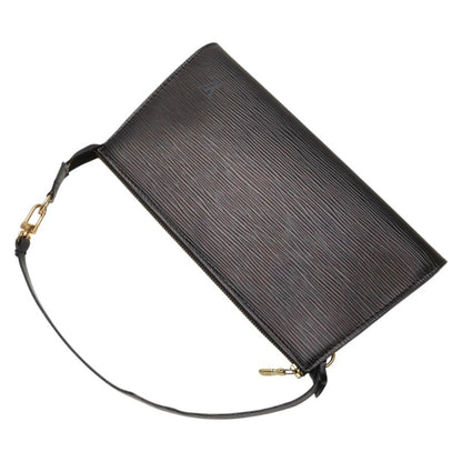 Louis Vuitton Epi Pochette Accessory Pouch M52982 Black Noir Leather
