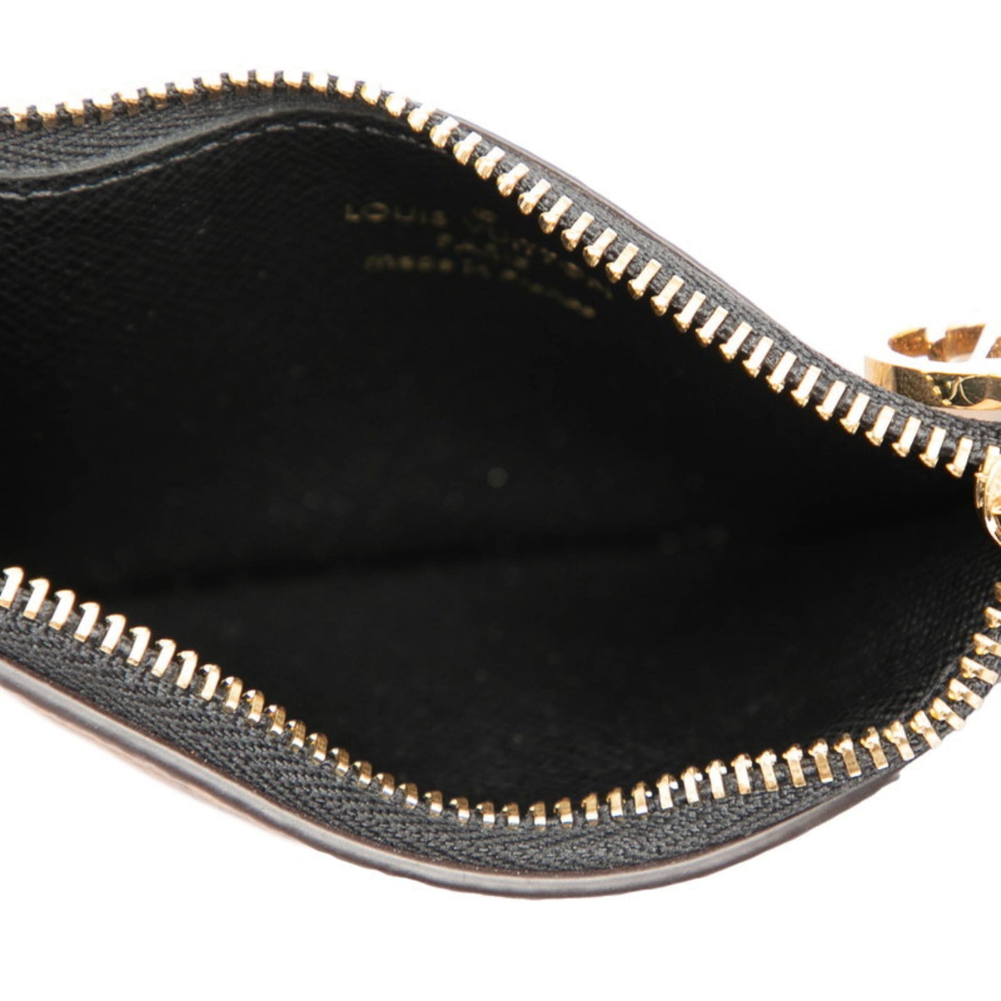 Louis Vuitton Monogram Reverse Porte Carte Romy Business Card Case Fragment M81912 Brown