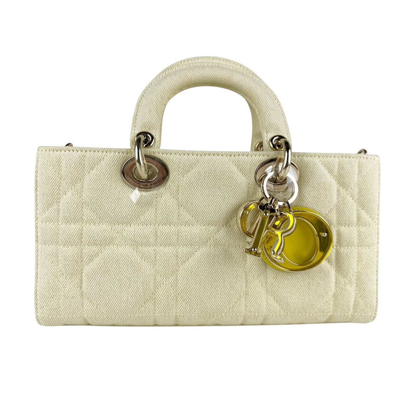 Christian Dior D-Joy Canvas Handbag/Shoulder Bag For Women