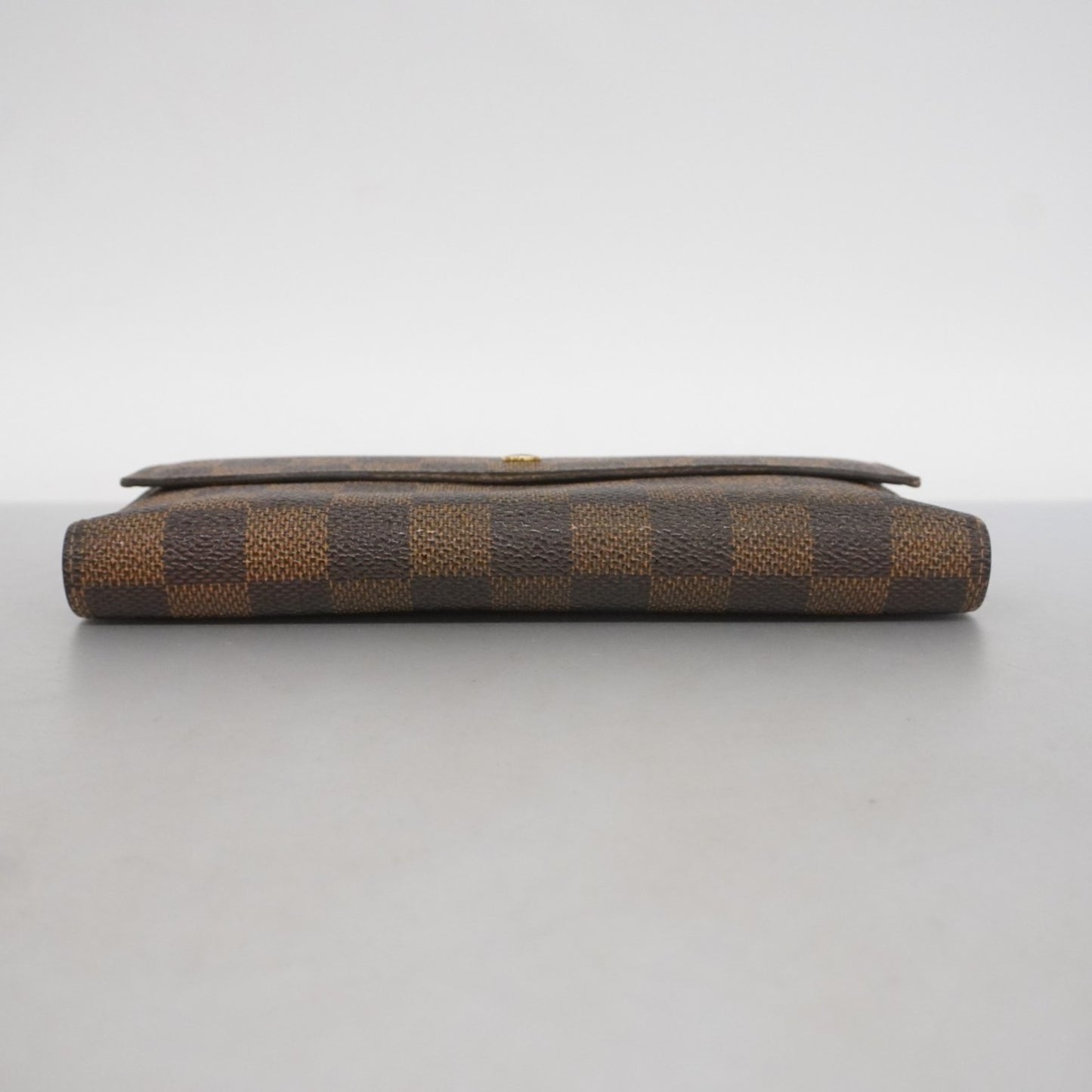 Louis Vuitton Tri-Fold Long Wallet Damier Portefeuille International N61217 Ebene