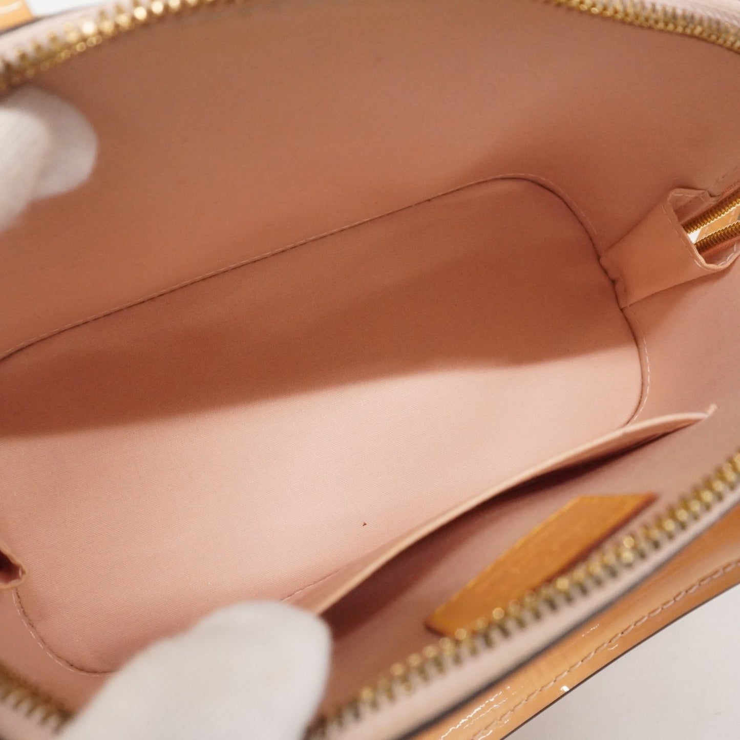 Louis Vuitton Vernis Alma Bb Handbag M50415 Rose Ballerine 2-Way Bag