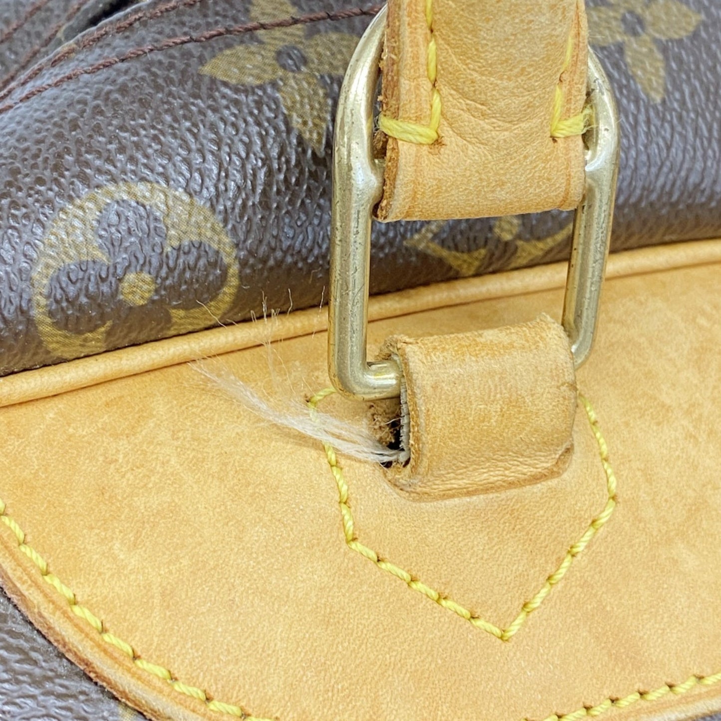 Louis Vuitton Monogram Deauville Handbag M47270 Brown