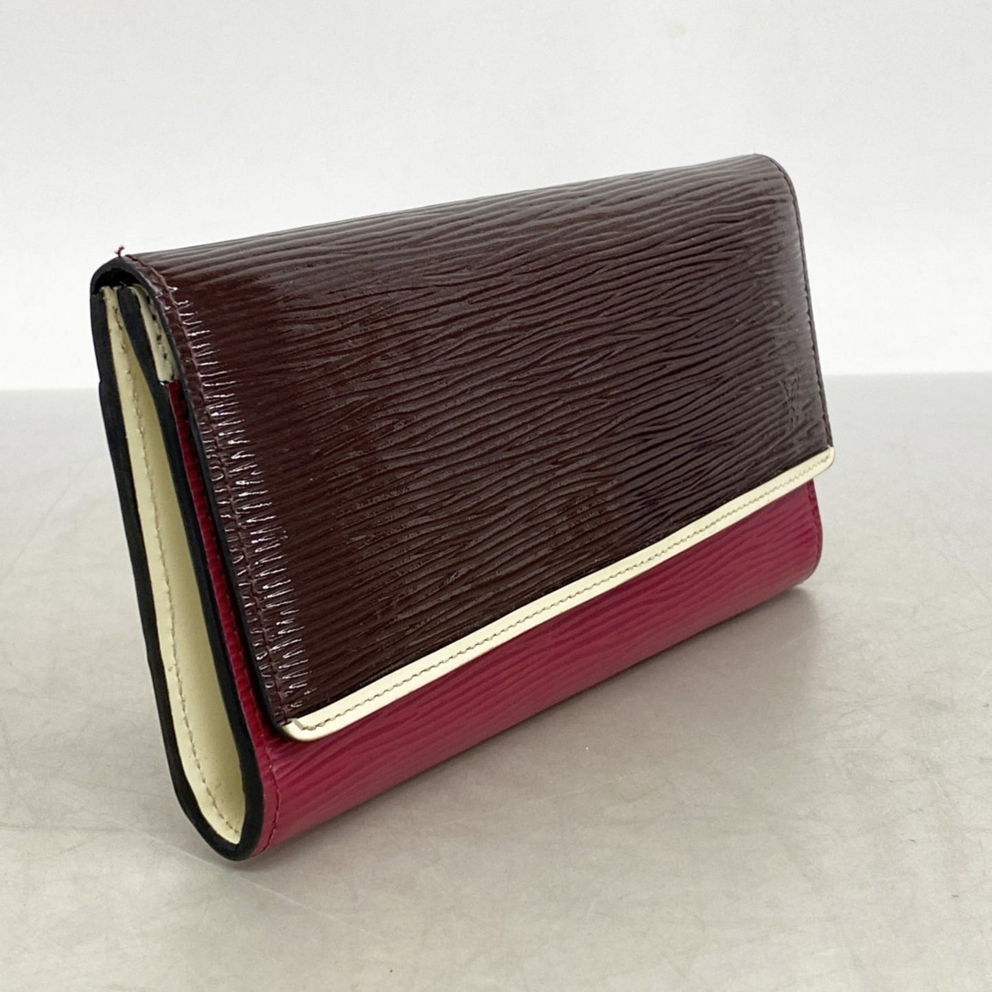 Louis Vuitton Epi Leather Portefeuille Flore Long Wallet M60364 Prunnu Electric