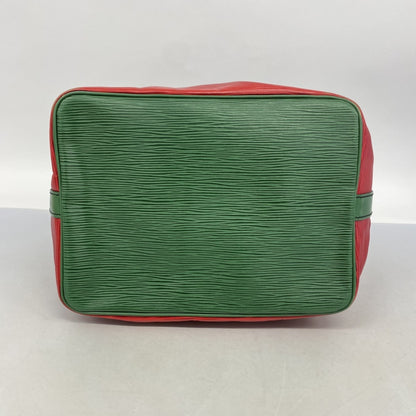 Louis Vuitton Epi Two-Tone Petit Noe Shoulder Bag In Castilian Red