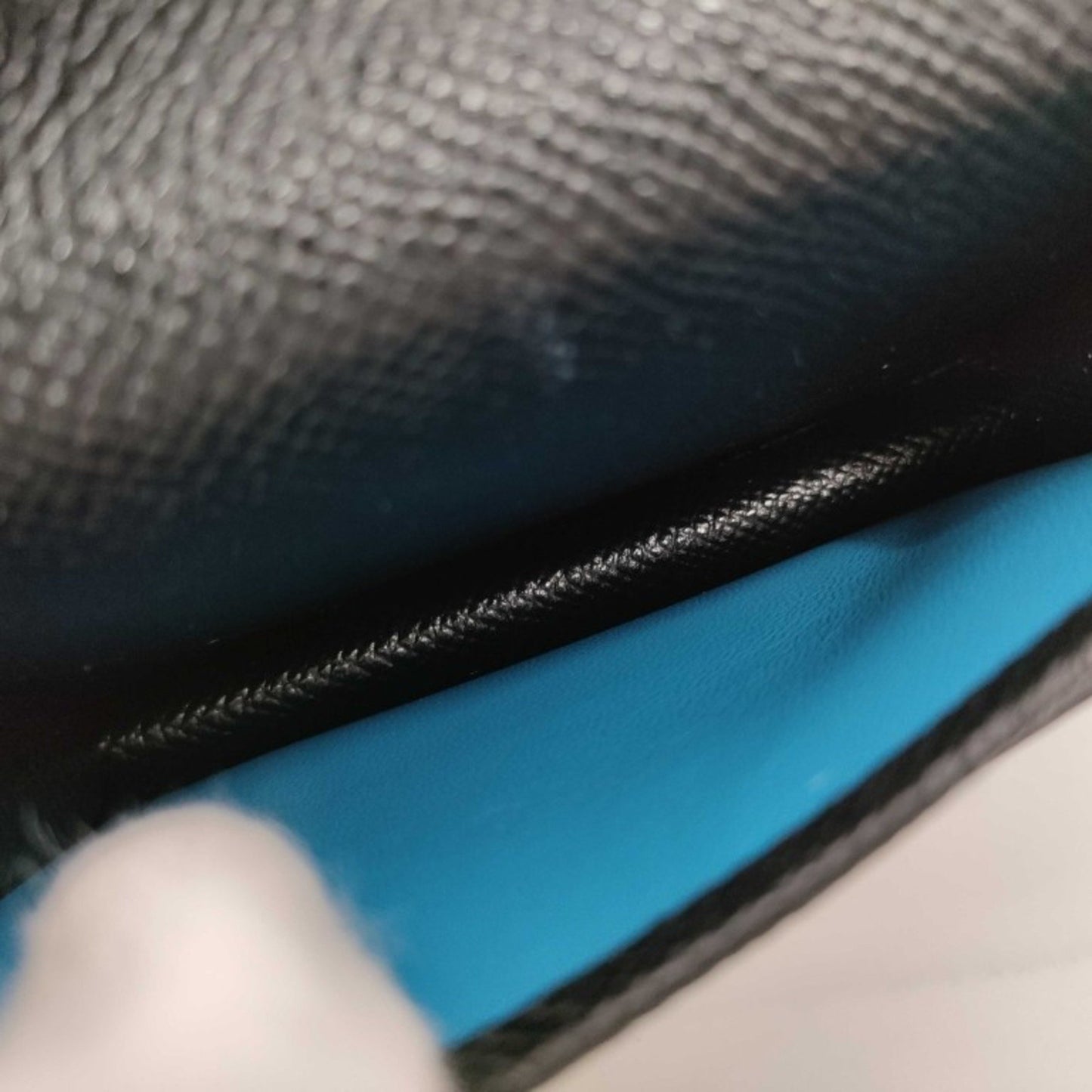 Bvlgari Business Card Case 280297 Black Leather