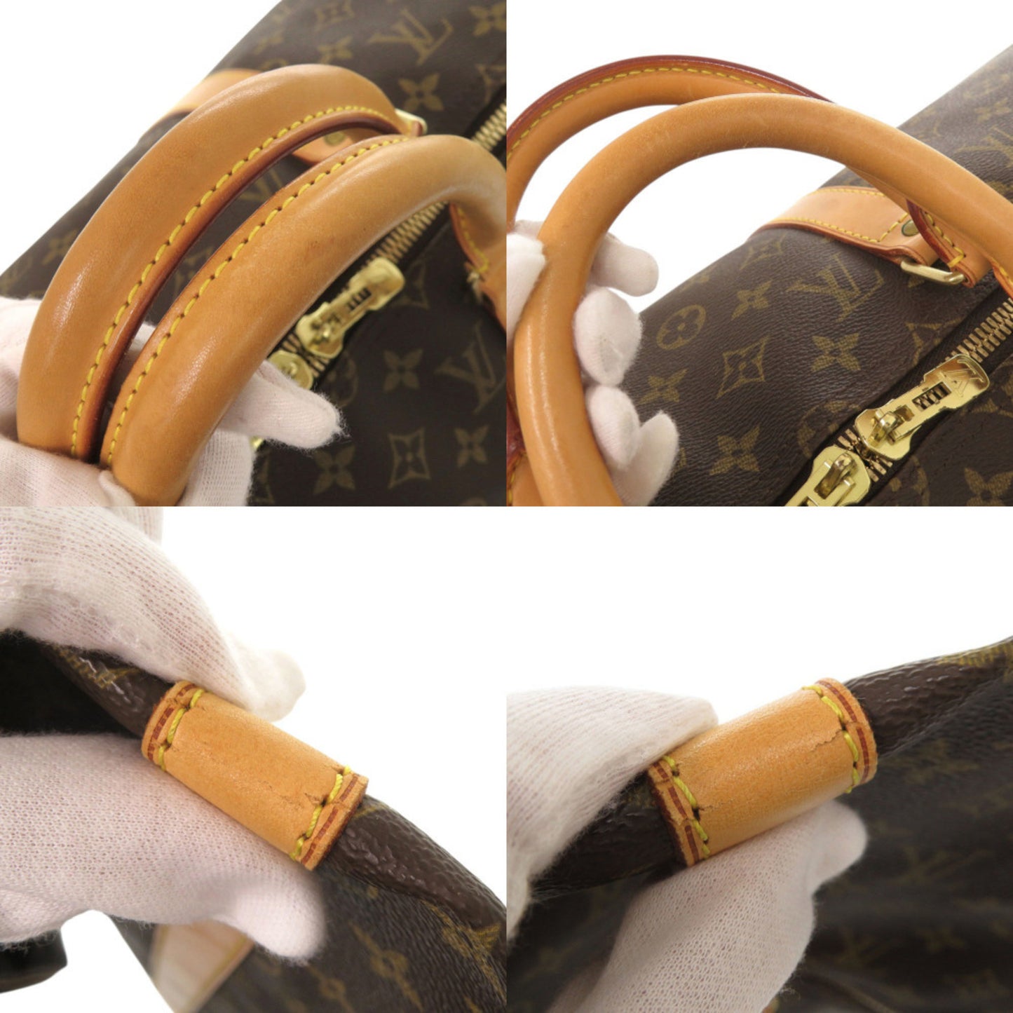 Louis Vuitton Keepall 50 Monogram M41426 Brown Boston Bag Lv 1371 Louis Vuitton