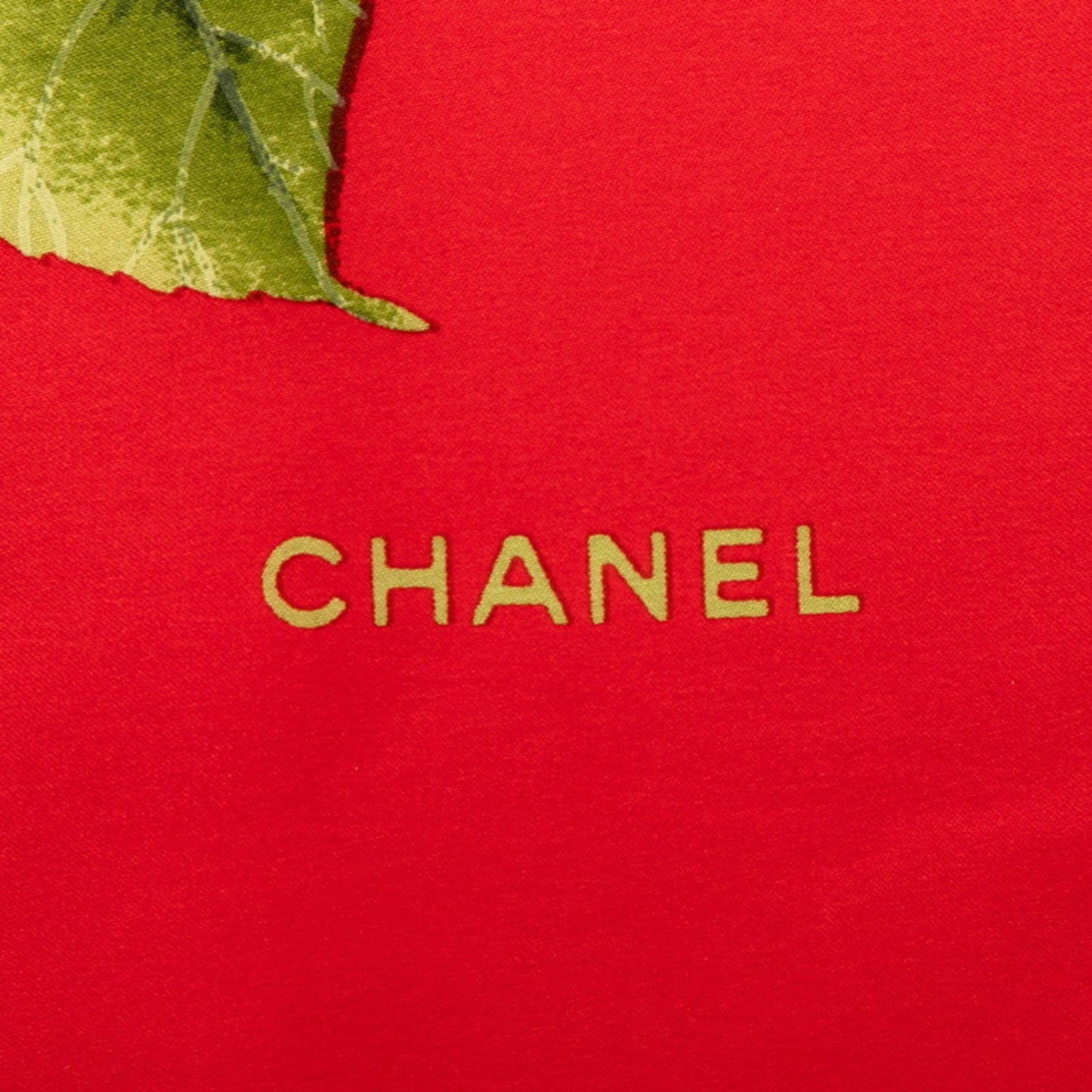 Chanel Camellia Motif Scarf