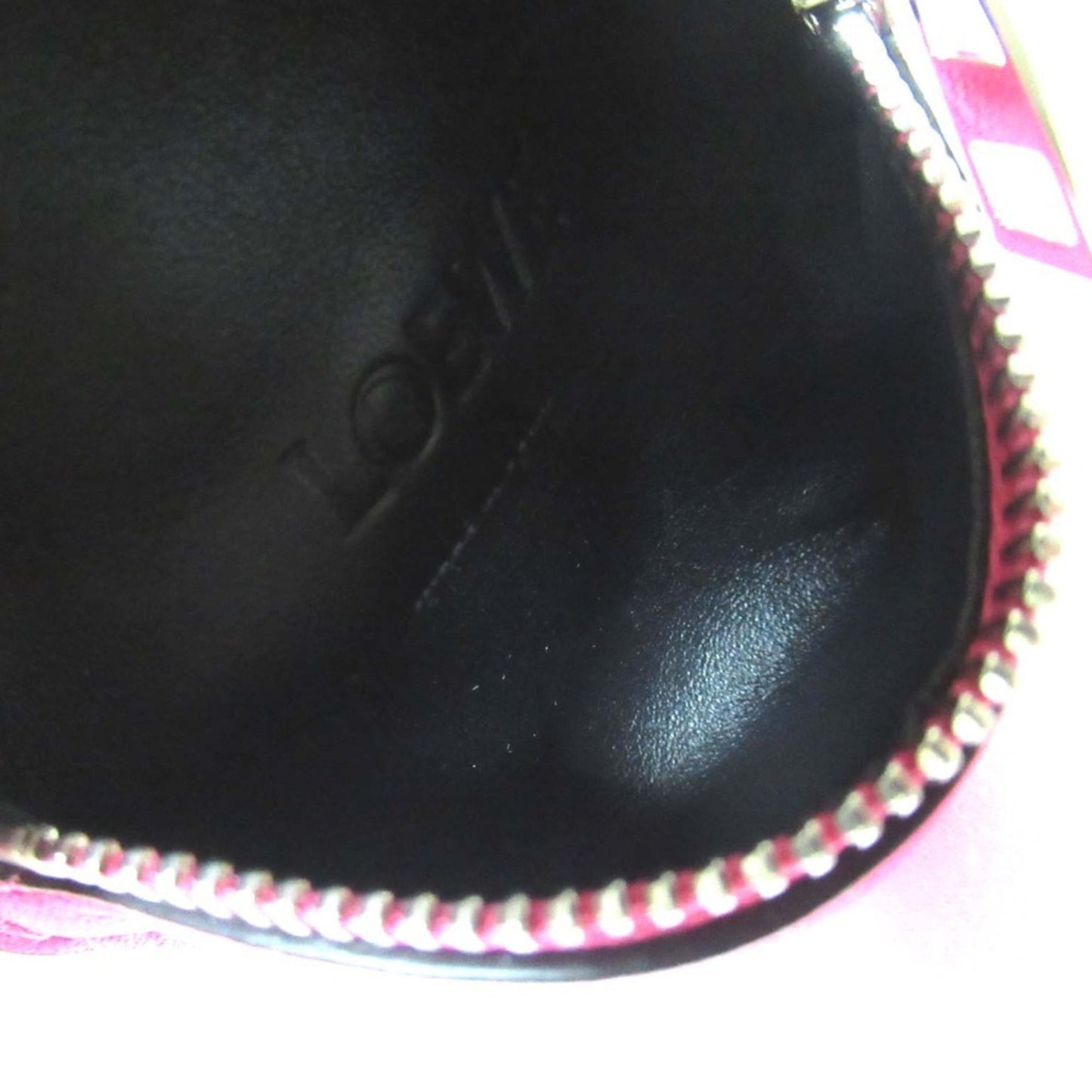 Loewe Leather Wallet/Coin Case With Ankle Pouch Motif