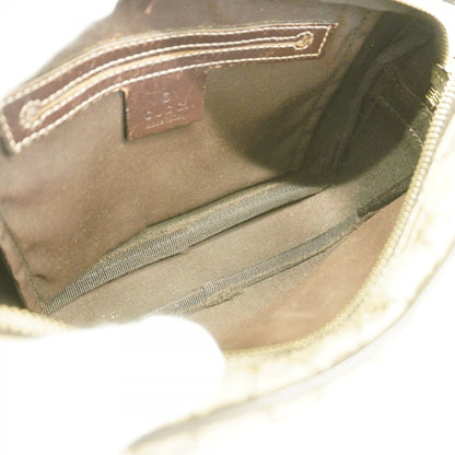 Gucci Gg Supreme Shoulder Bag 201447 Brown Champagne