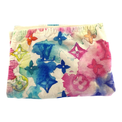 Louis Vuitton Monogram Watercolor Multicolor Cotton/Acetate Beach Towel/Blanket