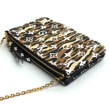 Louis Vuitton Louis Vuitton Pochette Double Zip Shoulder Bag Giant Monogram Jungle M67874