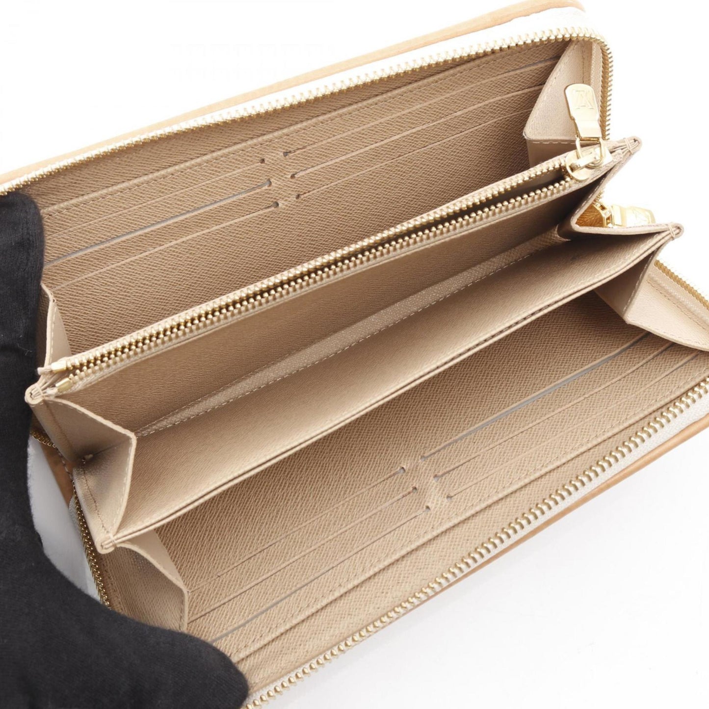 Louis Vuitton Zippy Wallet Monogram Mini Mastic Round Long Wallet