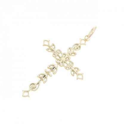 Agete Agate K10Yg Cross Pendant