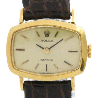 Rolex Cellini 2647 18K Gold Leather Hand-Winding
