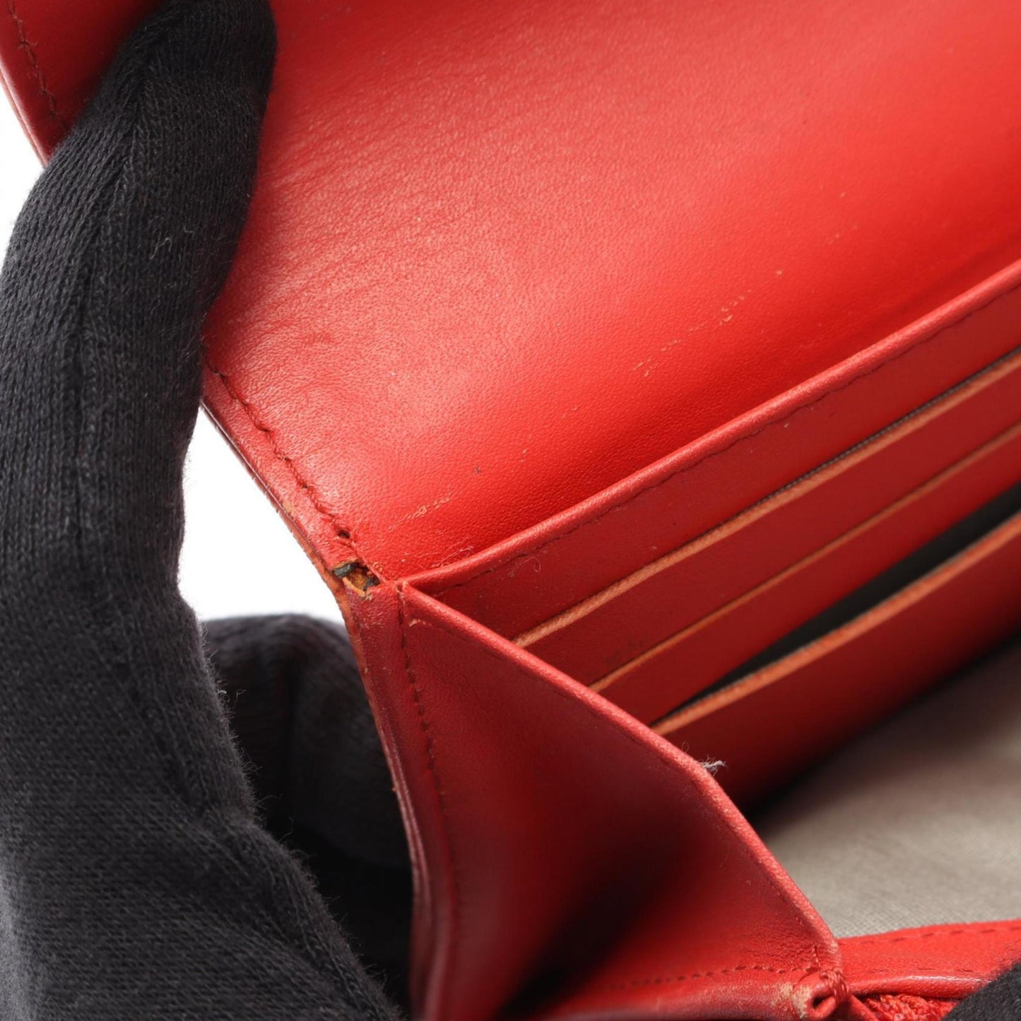 Chanel Coco Mark Bifold Long Wallet In Grained Calfskin Leather