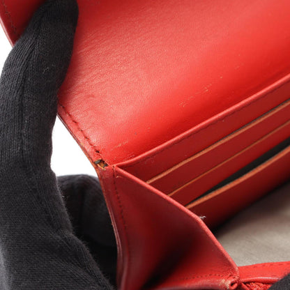 Chanel Coco Mark Bifold Long Wallet In Grained Calfskin Leather