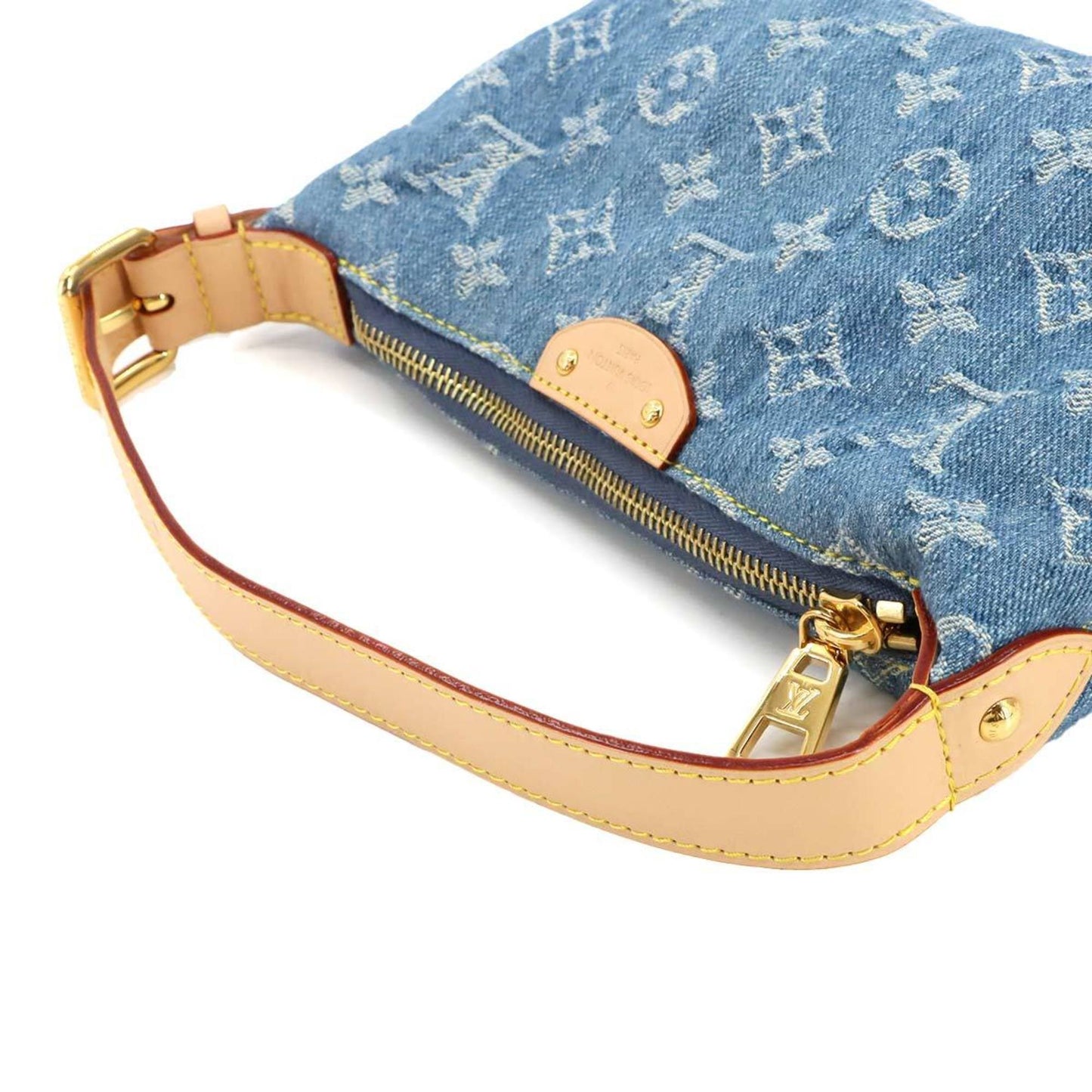 Louis Vuitton Monogram Denim Hills Pochette Handbag