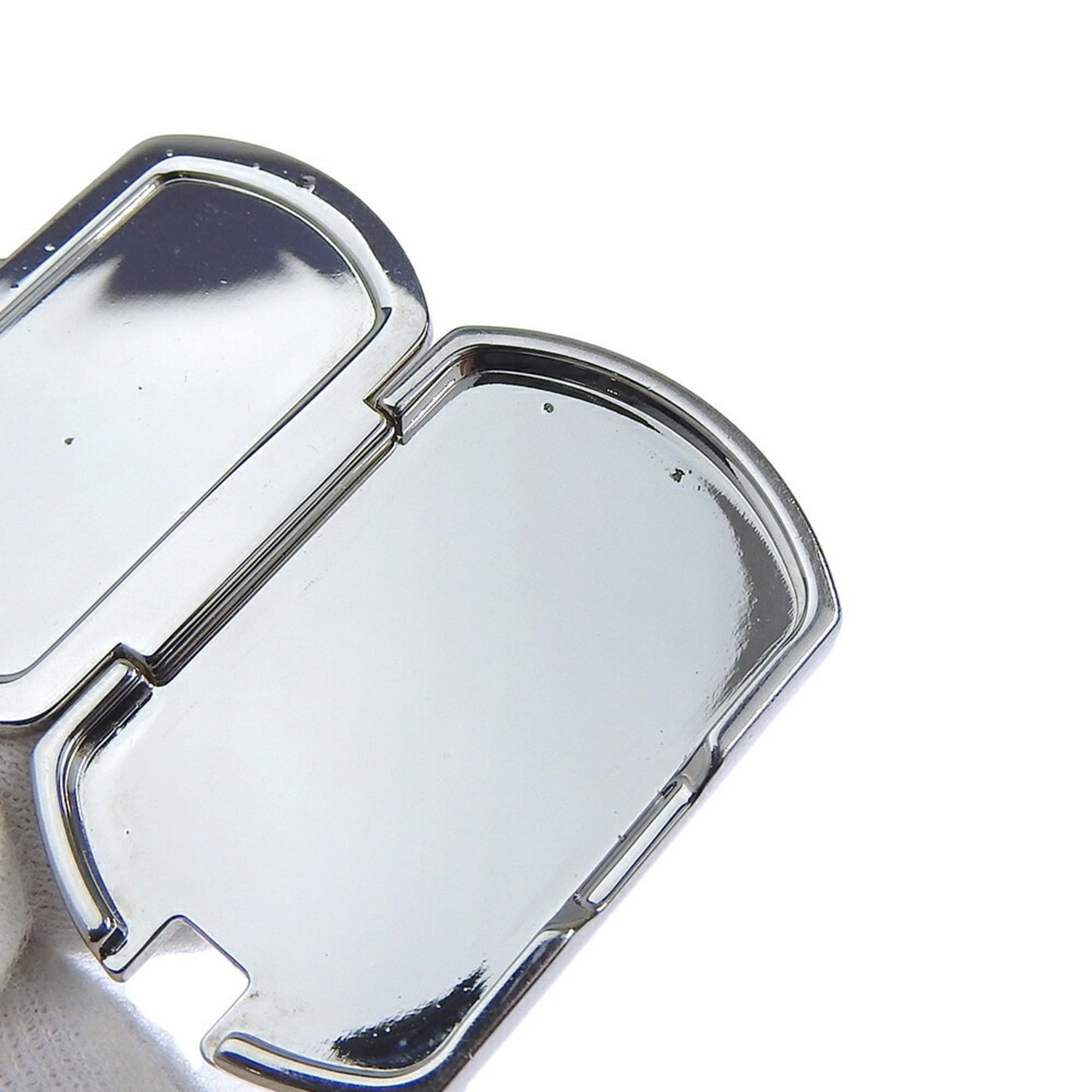 Louis Vuitton Monogram Eclipse Collier Plaque Plate M63640 Metal Necklace Locket